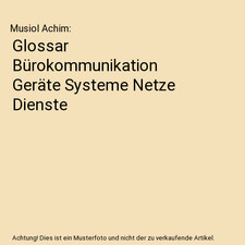 Glossar Bürokommunikation